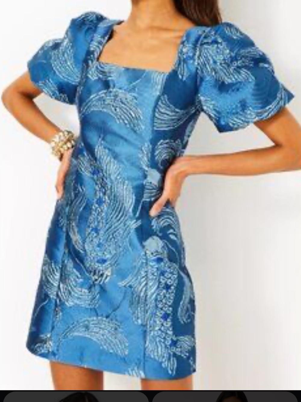 Lilly Pulitzer Booker skirted romper in Dancing Koi metallic- NWT!